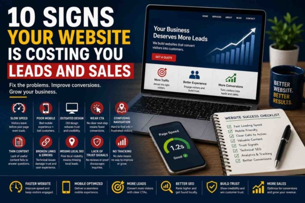 10 Signs Your Website Is Costing You Leads and Sales