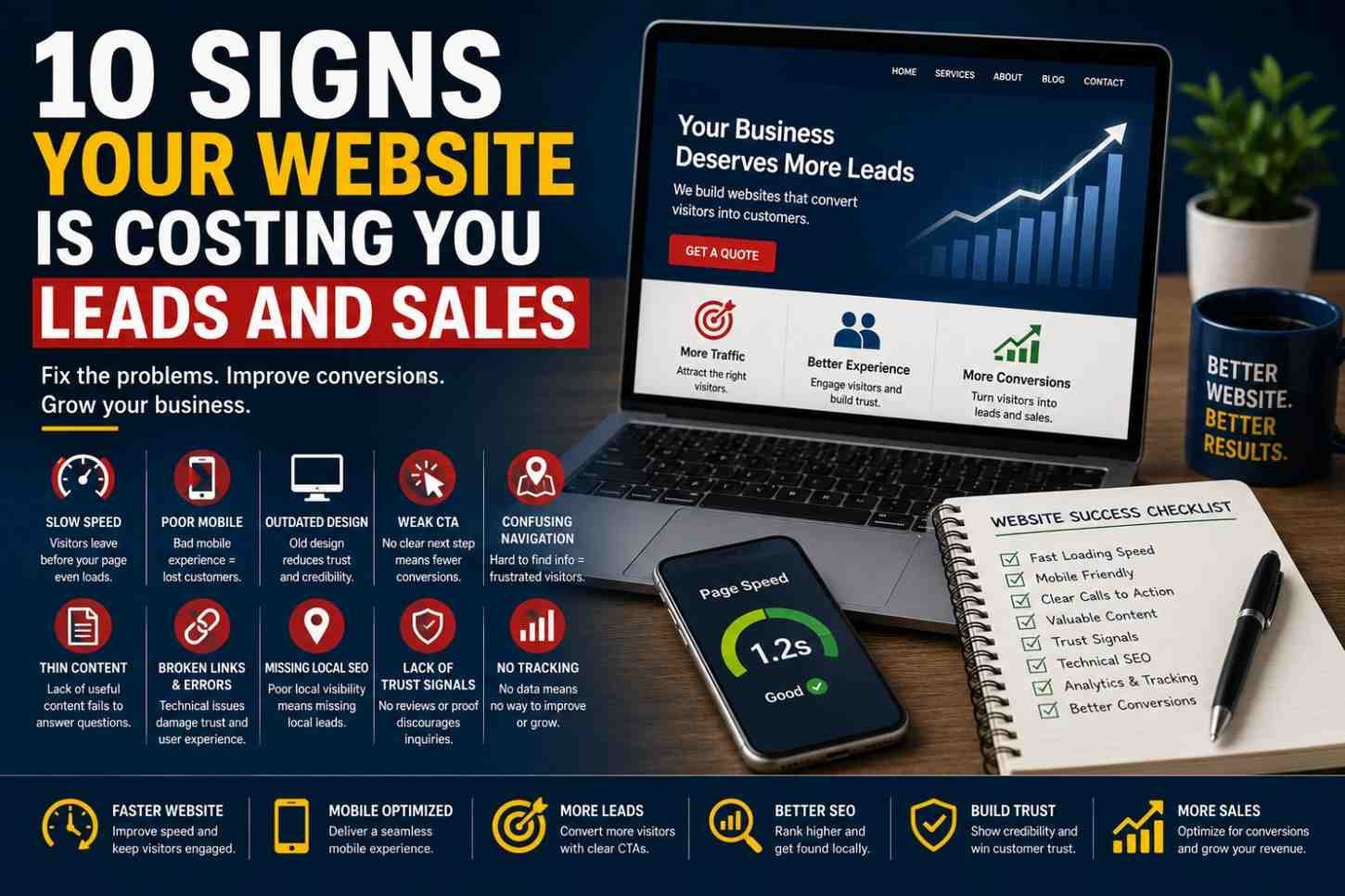 10 Signs Your Website Is Costing You Leads and Sales