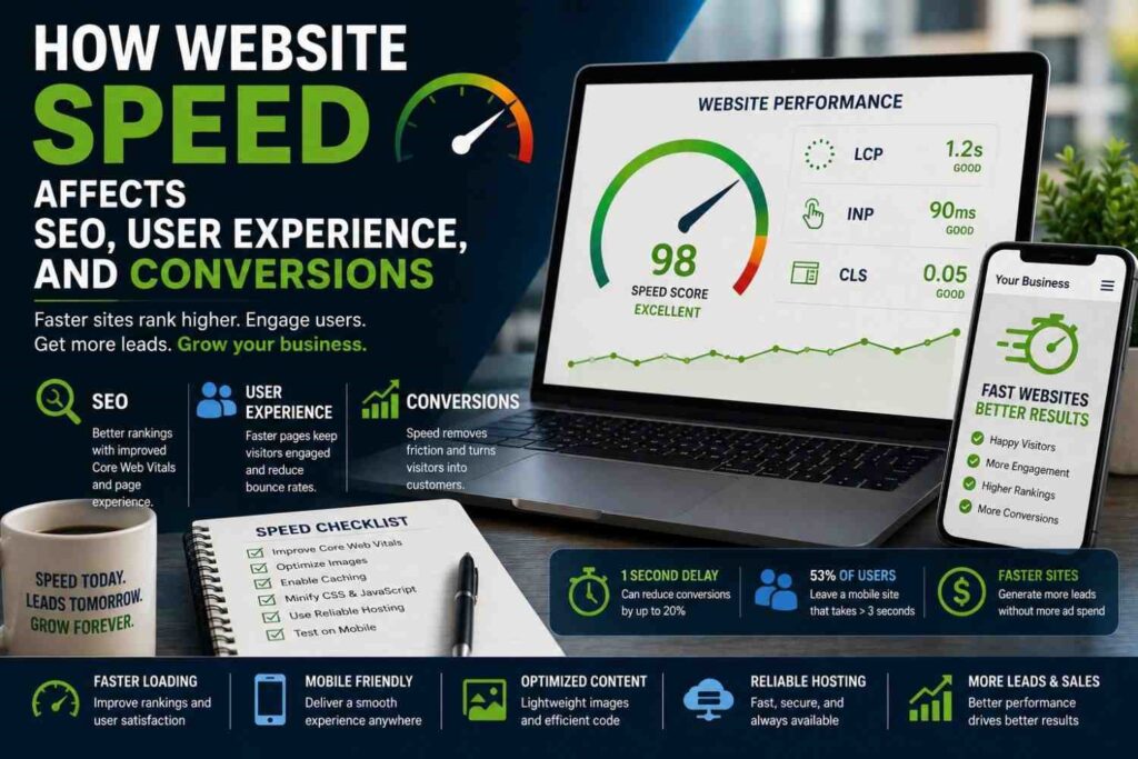 How Website Speed Affects SEO, User Experience, and Conversions